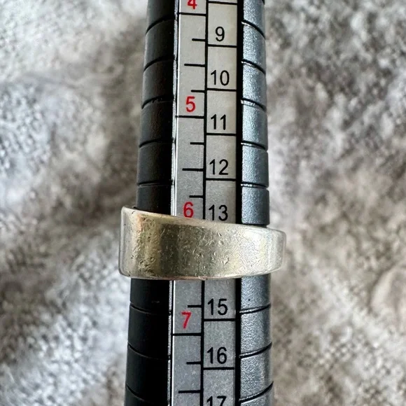 Vintage Anna Greta Eker Silver Modernist ‘Jester’ Sterling Silver Ring - Picture 4 of 15